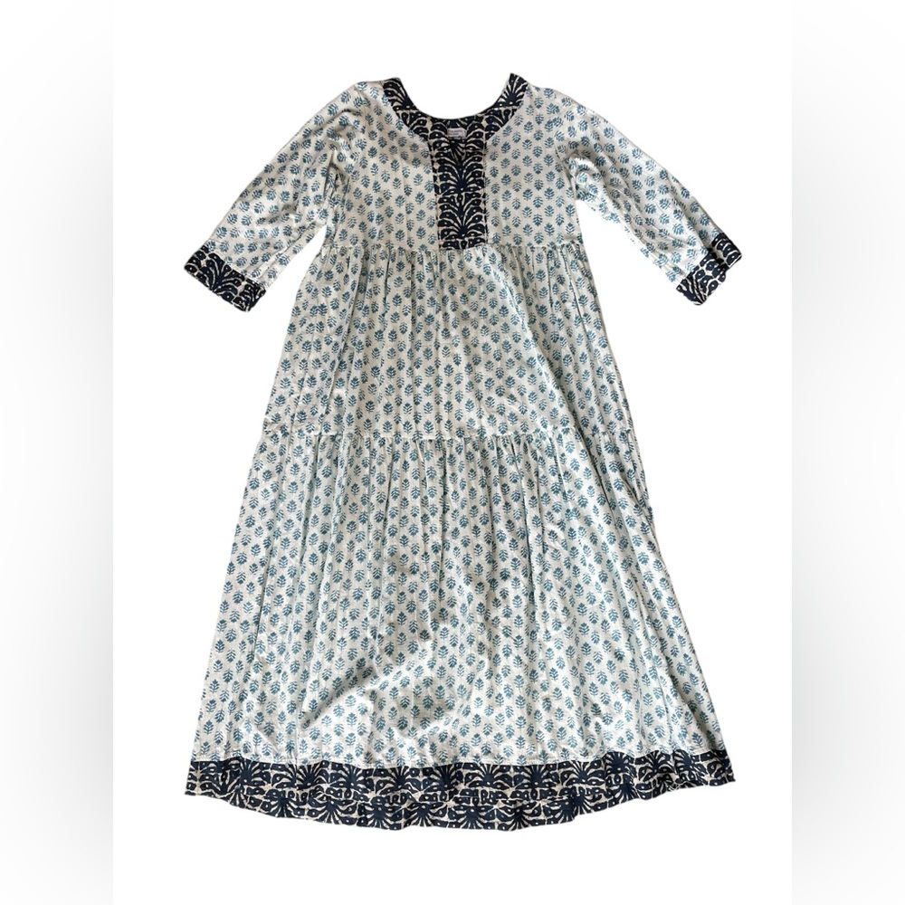 Batik Print Maxi Dress